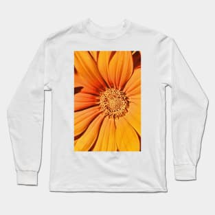 Orange Gazania Long Sleeve T-Shirt